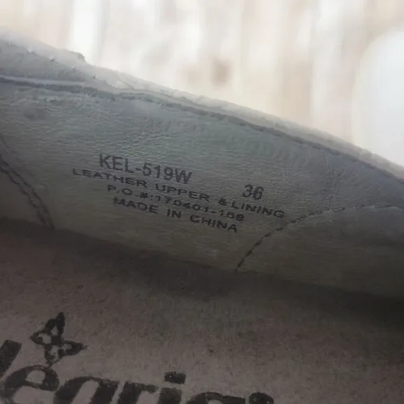 Alegria Keli White Leather Clogs size 36 - Picture 6 of 10